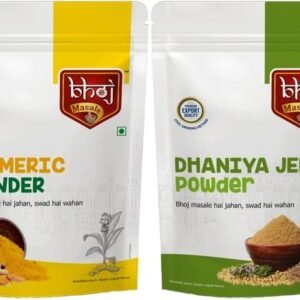 Bhoj Masale Turmeric & Dhania-Jeera Powder Combo Pack 2