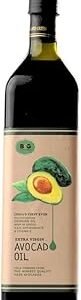 Black and Green Extra Virgin Cold Press Multipurpose Avocado Cooking Oil Bottle (1000 ml)
