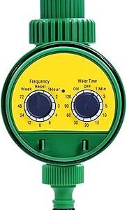 HASTHIP® Drip Irrigation Timer for Garden Farm with Universal Faucet Connector,Irrigation Water Timer,Automatic Watering System Waterproof Digital System for Lawns