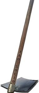TAD SOLID® 202 Grade Stainless Steel Spade  Heavy-Duty Kassi Fawda Shovel Hoe for Gardening, Digging, and Agricultural Use  Durable, Ergonomic Design for All Your Heavy-Duty Gardening Needs