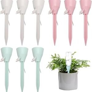 9 Pcs Drip Irrigation Kit, Gardening Items, Drip Irrigation Kit for Home Garden 50 Plants Adjustable Watering Device and Automatically Waters Your Plants