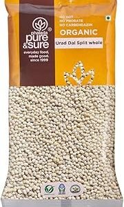 24 Mantra Organic Unpolished Green Moong Dal Split/Hari Moong Dal Split/Green Gram - 500gms | 100% Organic | Chemical Free & Pesticides Free | Tastier & Rich Flavour