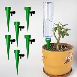 Cinagro (Pack of 6) Drip Irrigation kit for Home Garden, Self-Watering Spikes, Drip Spikes for Plants, Home Garden, Automatic Plant Watering Devices