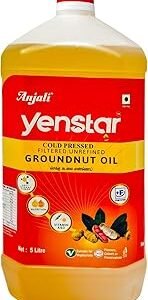 Yenstar Cold Pressed Groundnut/Peanut Oil (5 Litre Can)