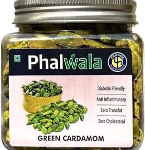Phalwala Green Cardamom, Perfect For Culinary & Aromatic Uses | No Artificial Colours Or Preservatives 125 Gram