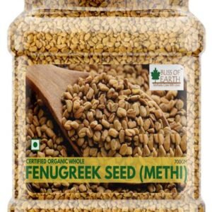 Bliss of Earth Certified Organic Fenugreek Seed Whole,