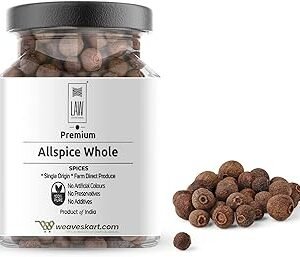 looms & weaves - Premium Dry Allspice Whole  100 gm (Single Origin, Farm Direct Produce, Organically Grown & Made in small batches)