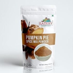 EATERY HARVEST by Saipro Pumpkin Pie Spice Powder 100 Gm, SUGAR FREE, Diabetic friendly Pumpkin Pie Powder For Classic Pumpkin Pie latte, Apple Pie Spice | Cookies| Beverages| Lattes|Smoothies| Hot Chocolates All Natural, No added Sugar