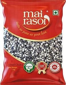 24 Mantra Organic Unpolished Urad Dal Black Split/Black Gram split/Minapa pappu/Kali dal - 500gms | Pack of 1 | 100% Organic | Chemical Free & Pesticides Free