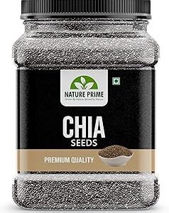Nature Prime Chia seeds, 500G | weight loss product | Jar Pack