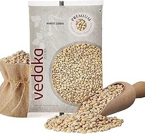 Amazon Brand - Vedaka White Lobia, 500g